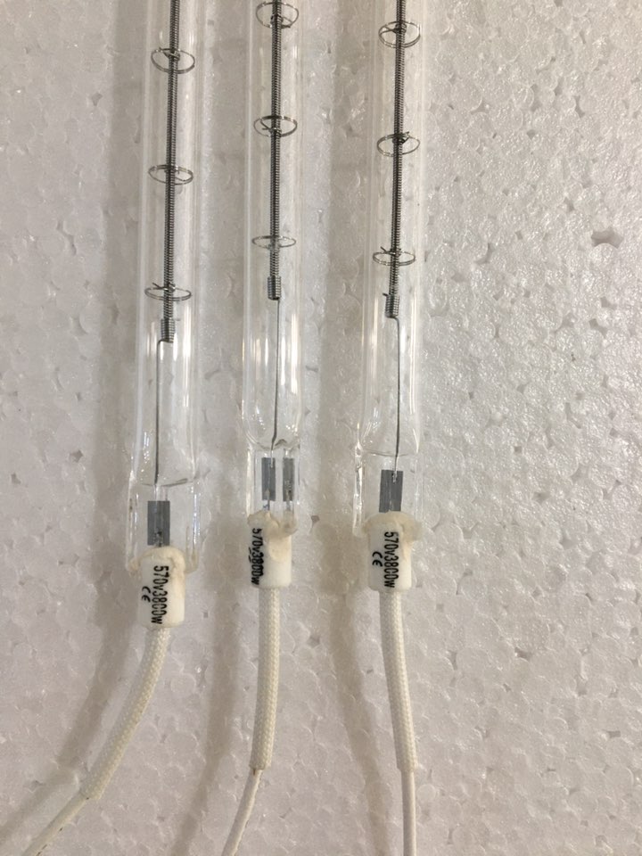 220v 1500w Sk15 Clear Halogen Ir Heater Lamp Infrared Heat Lamp For Screen Printing